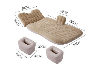 Adult Size Inflatable Car Air Mattress , PVC Coating Inflatable Vehicle Mattress supplier