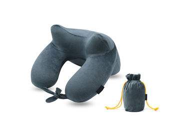Soft Inflatable Neck Pillow , Inflatable Travel Neck Support CGS Certification supplier