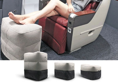 Travel Pillow Inflatable Foot Rest Orthopedic Cushion Knitted Cushion For Car supplier