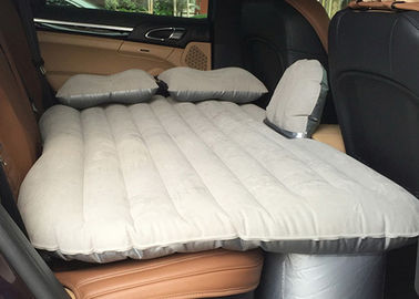 Grey Color 135 * 85 * 45CM Inflatable Car Bed PVC Folding Air Bed Material supplier