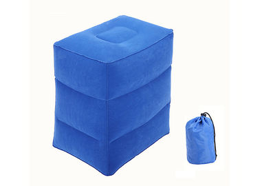 PVC Inflatable Leg Rest Pedicure Foot Rest Meditation Cushion Customized Logo supplier