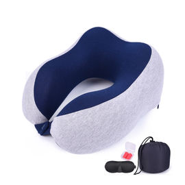Polyester / Cotton Custom Memory Foam Lumbar Pillow , Memory Foam Neck Roll supplier