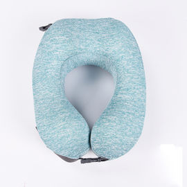 Blue Color Memory Foam Baby Pillow Flat Head Foam Travel Pillow For Airplane supplier