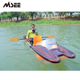 Cruising Polycarbonate Glass Kayak Transparent Kayak With Two Seat Free supplier