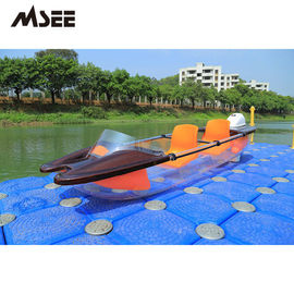Accessories Free Transparent Canoe Kayak Paddle Polycarbonate Glass Boat supplier