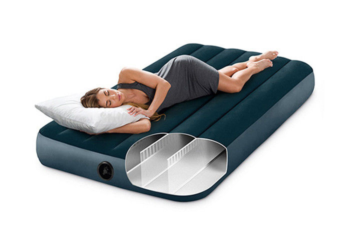 Comfortable Air Filled Mattress Low Height With Build In Electric Pump supplier