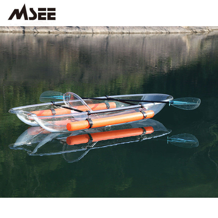 Two Seat Free Clear Plastic Canoe Paddle For Fishing / Surfing / Cruising supplier