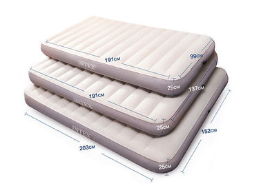 Custom Size Travel Inflatable Bed CE / ISO Certification Flocking PVC Material supplier