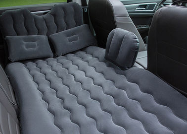 One Piece Inflatable Car Bed PVC / Flocking Material 135 * 85 * 45CM supplier