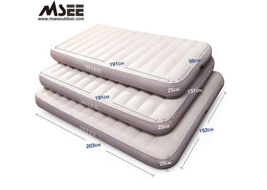 King Size Flocked Air Bed For Home / Car 135 * 85 * 45CM 13 . 6 Gross weight supplier