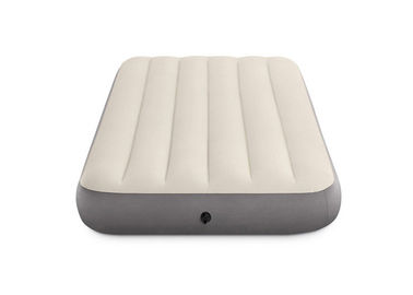 Wear Resistance Twin Size Inflatable Air Mattress Flocked PVC Material supplier