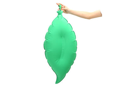 Portable Anti Snore Inflatable Travel Pillow Leaf Shape 100% Polyester Mateiral supplier