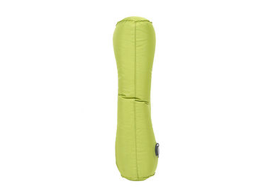 Neck Inflatable Travel Pillow Green Color Square Shape CGS Certification supplier