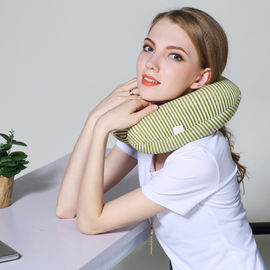 Air Filling Travel Memory Foam Neck Pillow Comfort With Adjustable Buckle supplier