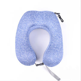 Blue Color Memory Foam Baby Pillow Flat Head Foam Travel Pillow For Airplane supplier