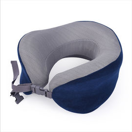 Travel Accessories Memory Foam Neck Roll Pillow For Neck Pain , Long Life supplier