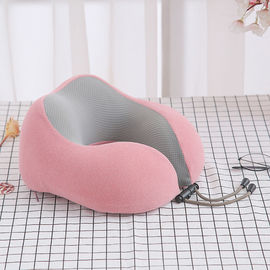 Adults Airplane U Shaped Memory Foam Travel Pillow With Super Soft Cover supplier
