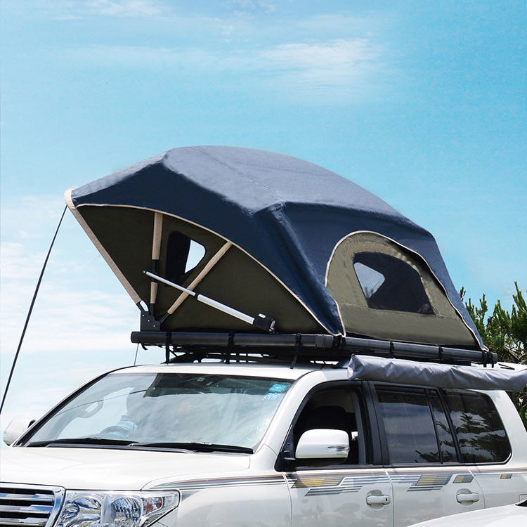 Automatically Opening Soft Shell Auto Roof Top Tent , Car Top Tent Splashing Proof supplier