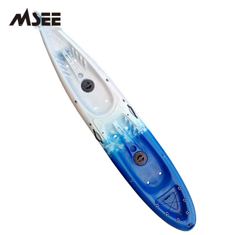 Sun Resistance LLDPE Material Two Person Fishing Kayak Boat 390x75x37CM supplier